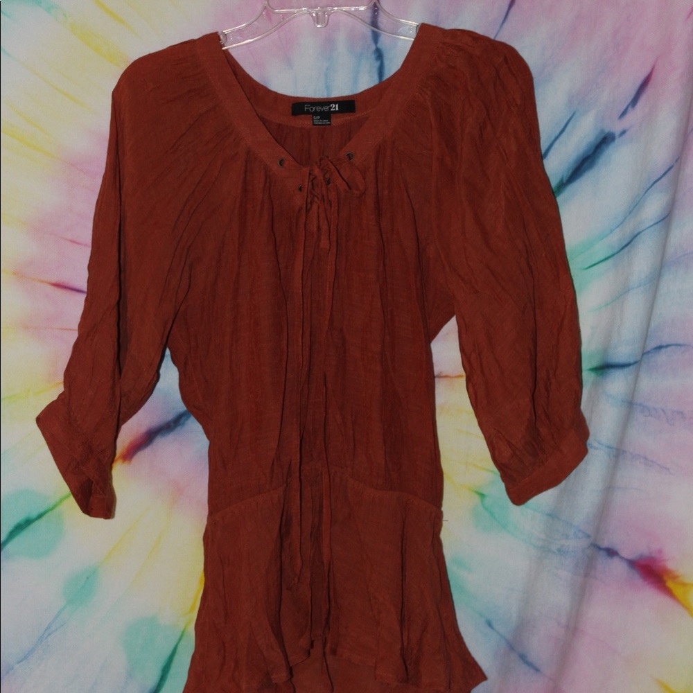 Forever 21 Long Sleeve Pirate Shirt